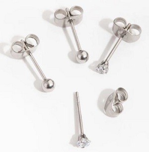 Stainless Steel Ear Tops Jewellery Price in Pakistan